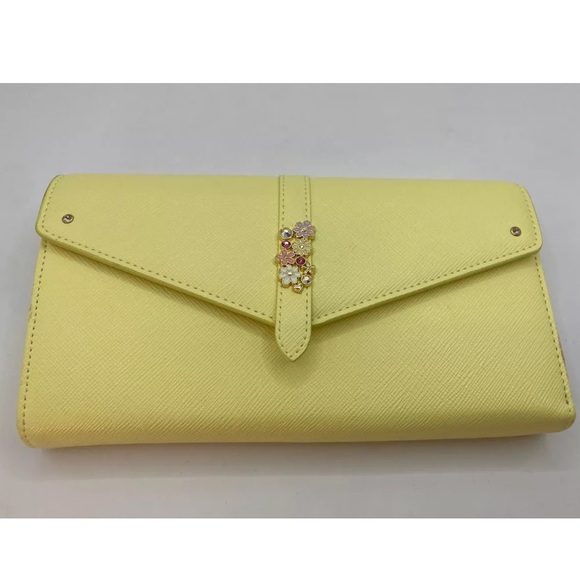 LOW START Samantha Thavasa Petit Choice Long Wallet Yellow Exclusive from Japan - Picture 2 of 13